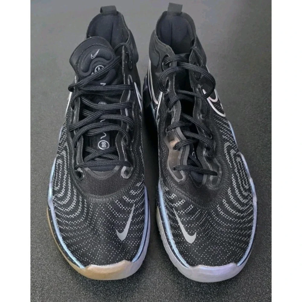 Nike Promo Sample Air‎ Zoom G.T Run Men's Size 14 Black Basketball Sneakers EUC